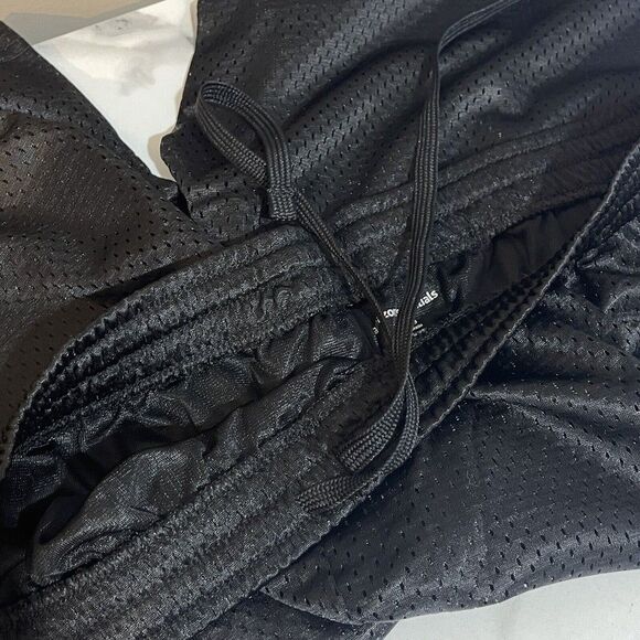 New Men Athletic Black Mesh Shorts XL Jersey 2 Pockets Gym Basketball - Picture 10 of 16